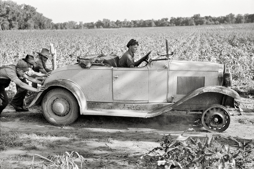 Pushing a Car