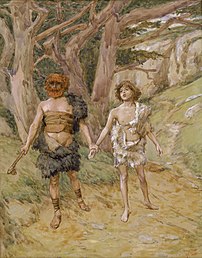 Cain leads Abel to death, by James Tissot.